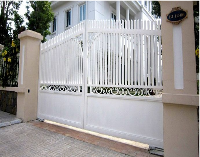 Cổng tự động âm sàn cho nhà phố - motorcongtudong.com