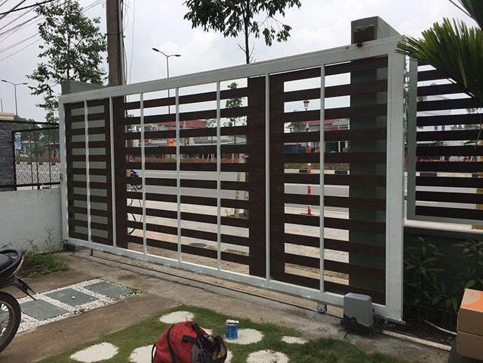 Lắp đặt cổng trượt tự động - motorcongtudong.com.vn