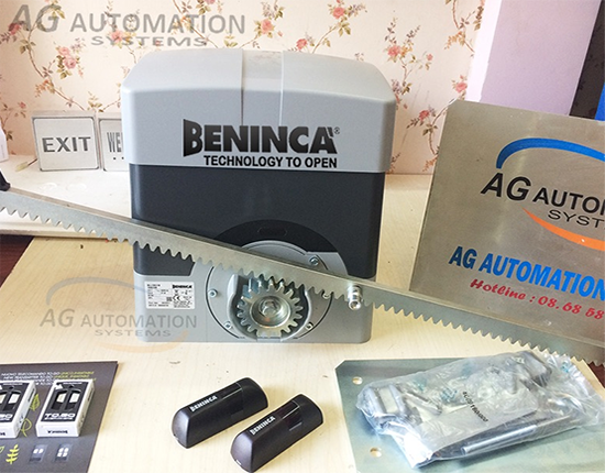 Motor cổng lùa beninca Bull 15M 1500kg